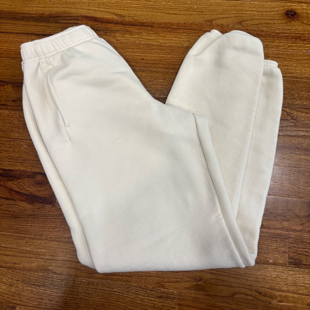 Aerie Soft Cloud Cream Sweatpants
